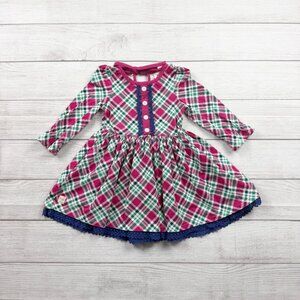 Wild Flowers Plaid Dress